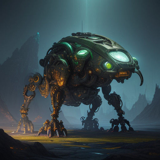 Micro-Mechanical Marvel in Iridescent Glory