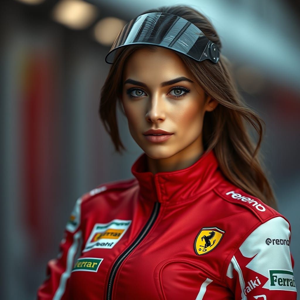 formula 1 ferrari girl