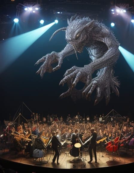 Enchanted Musical Spectacle in Vibrant Colors