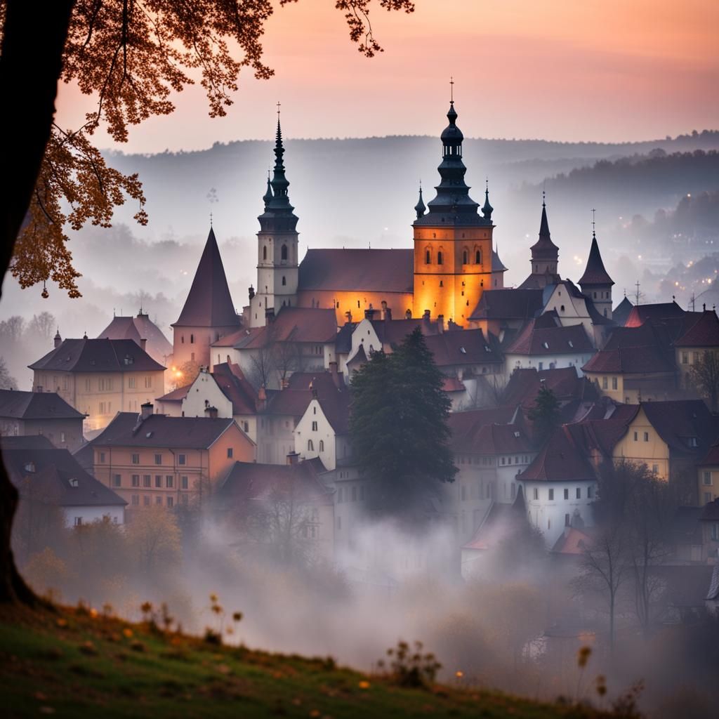 Sighisoara at Dusk: Professional Photography