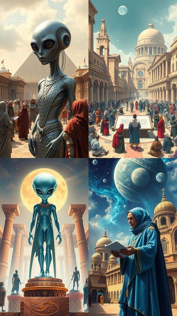 Ancient Civilization Meets Cosmic Mentor in Babylonian Citys...