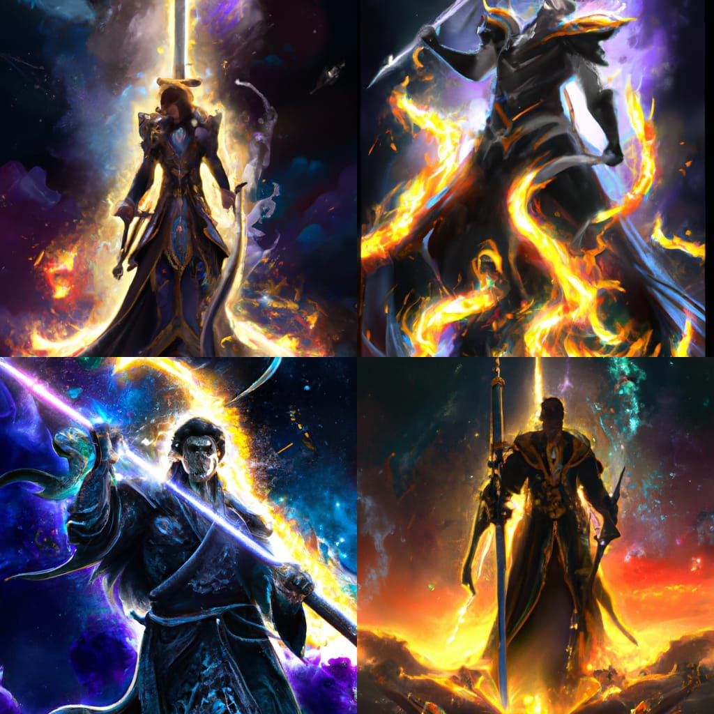 Immortal Emperor of the Galaxy in Digital Art