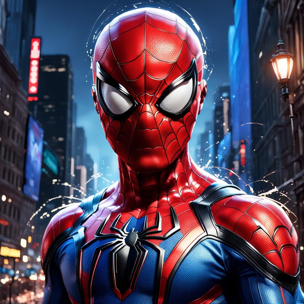 Spider-Man's New Suit: Hyperdetailed Artstation Portrait