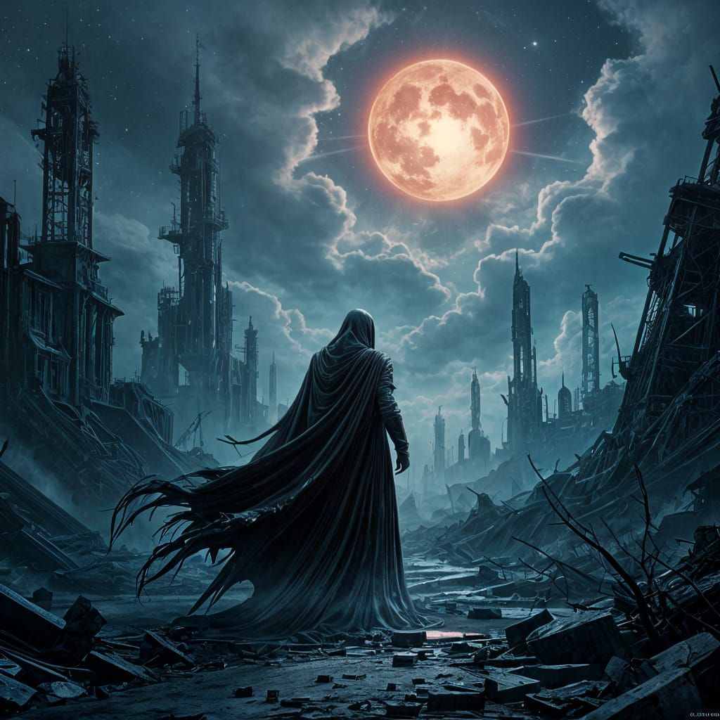 Vampire Drifting Through Spaceship Graveyard