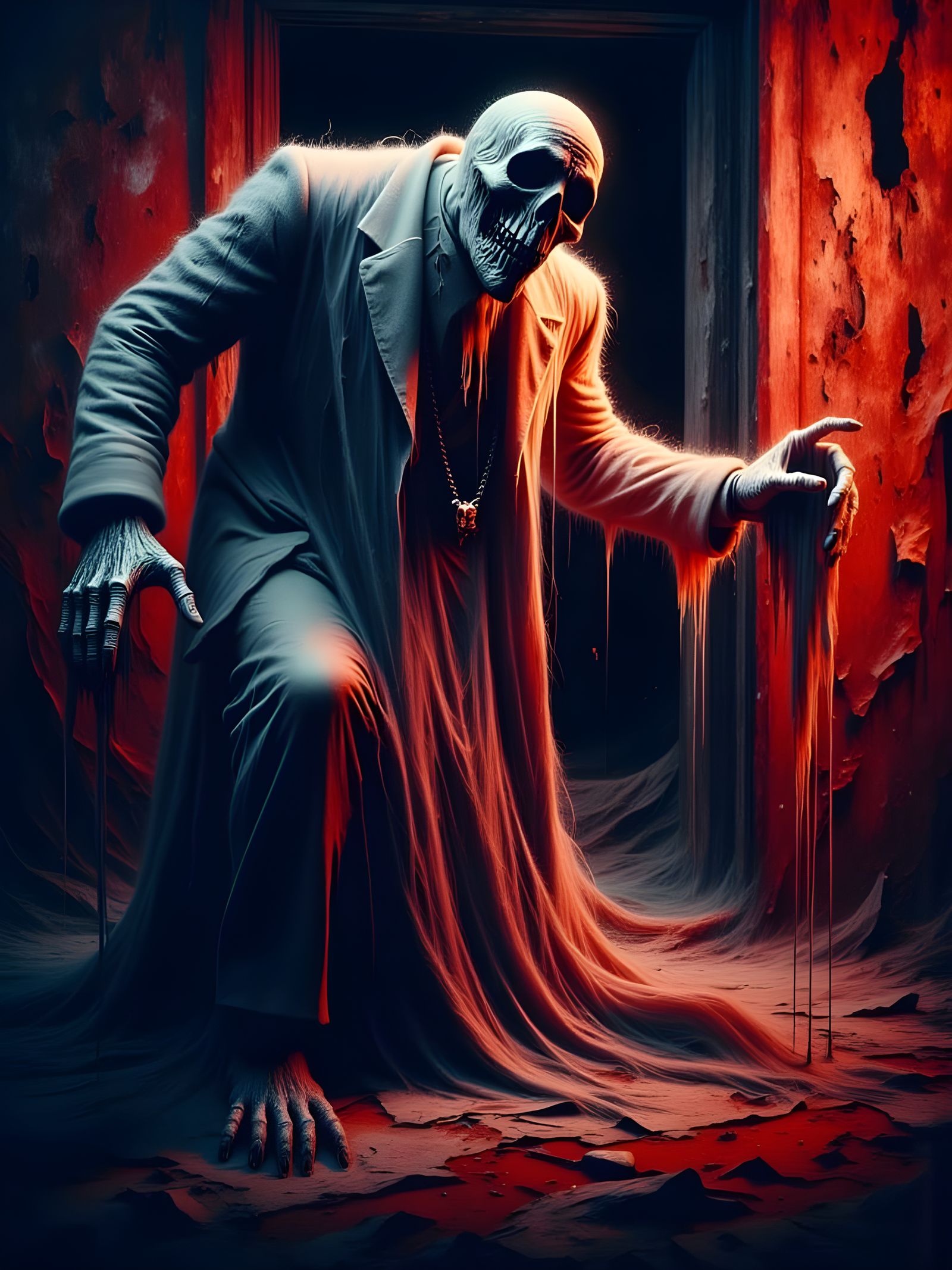 Haunted Gingerbread House Ghost Tour in Expressionist Style