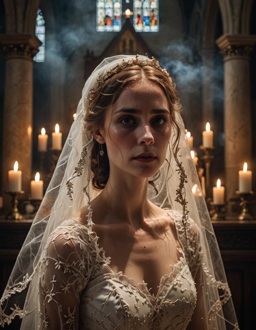 The Uncertain Bride: A Moment of Doubt