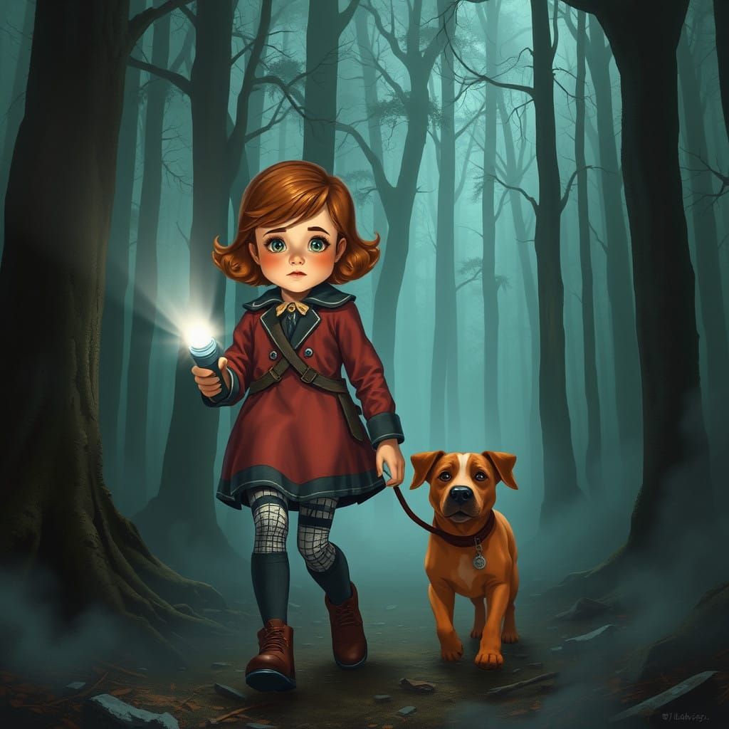 Little Orphan Annie Searches for Daddy Warbucks in a Futuris...