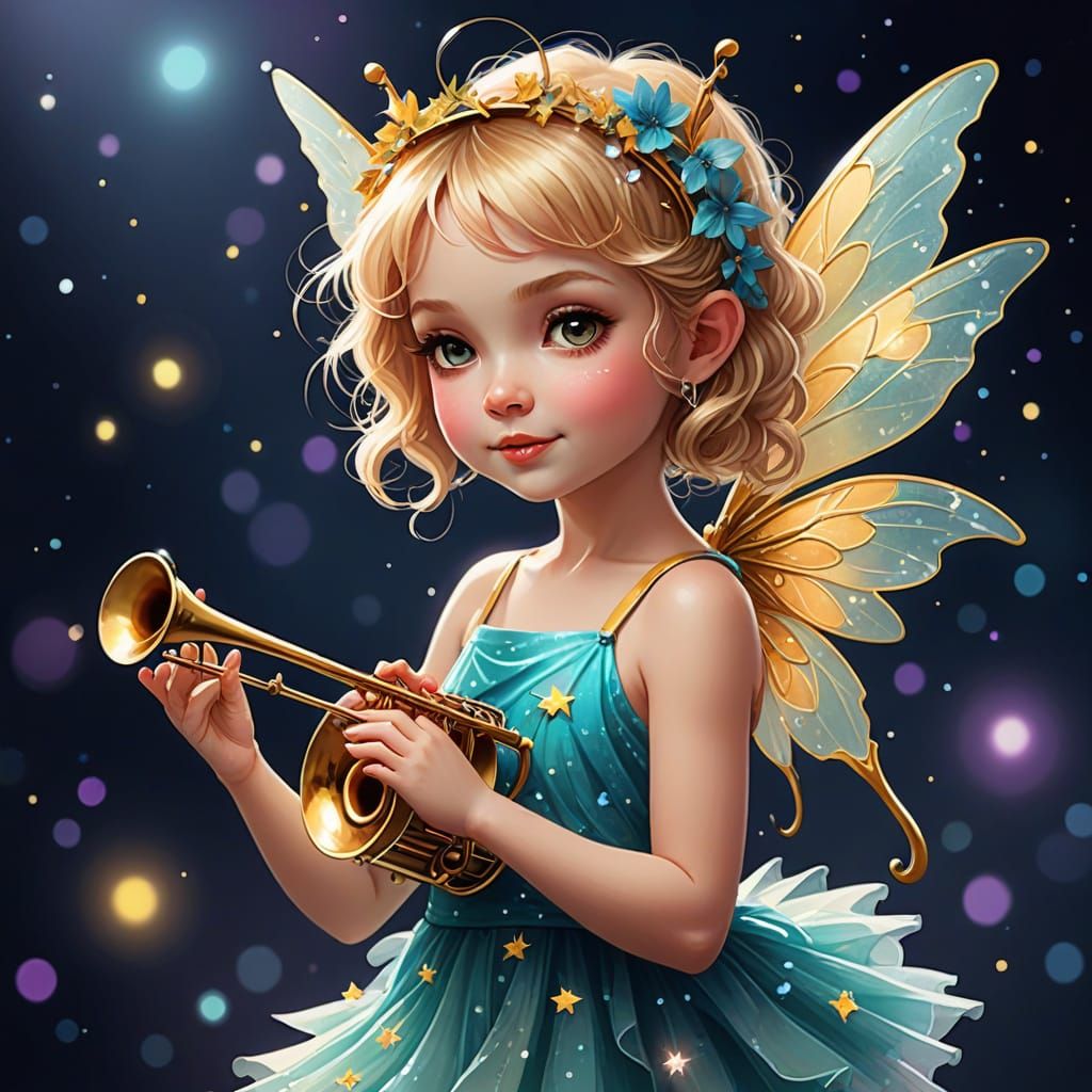Whimsical Jazz Fairy