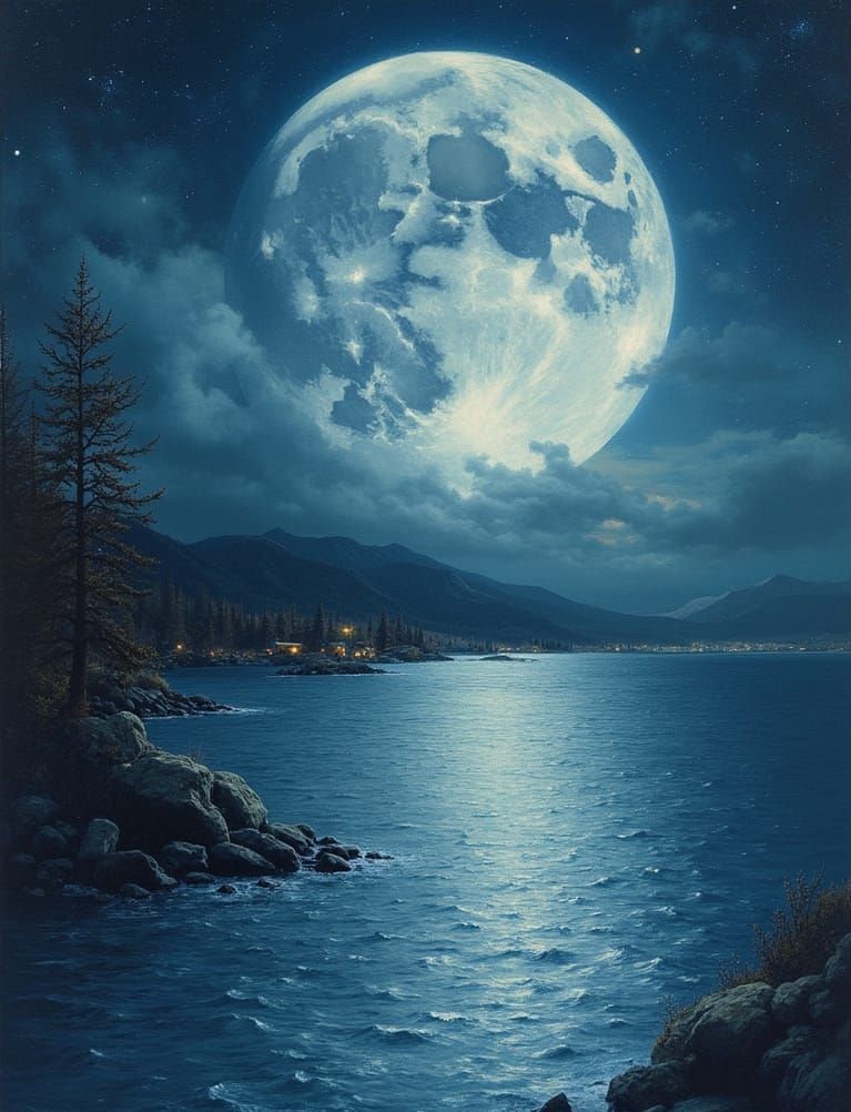 I Fashion a Moonscape I Still a Well