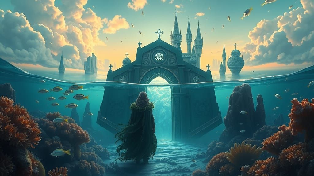 Ocean Portal to Floating Coral Islands