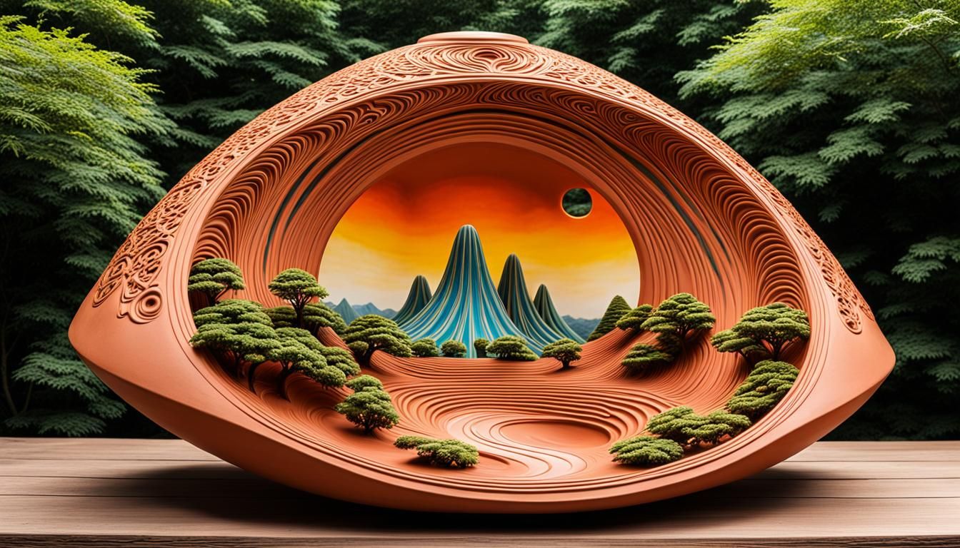 Eccentric Clay Pottery - the world sculpture