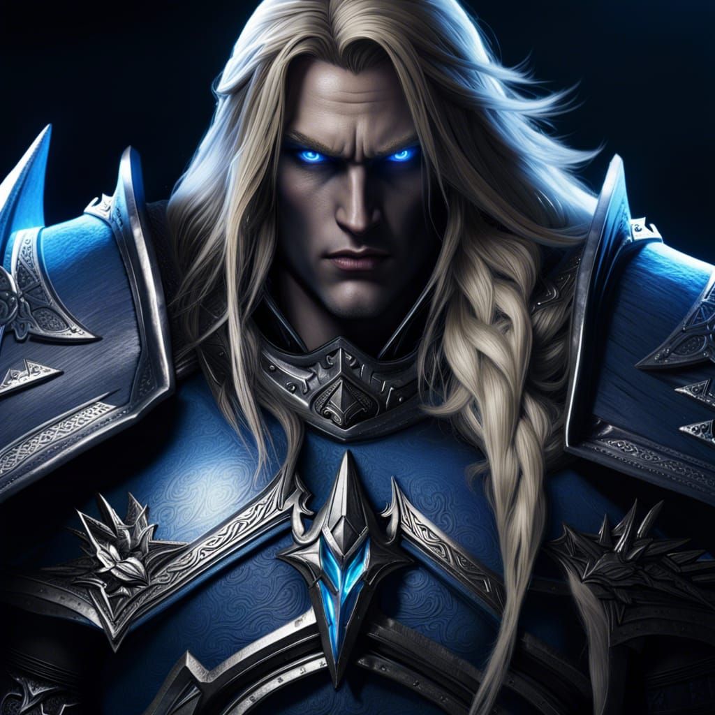 Majestic Arthas Warcraft Scene in 8k Resolution