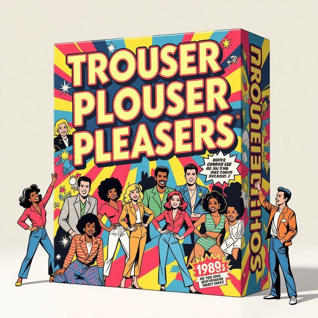 1980s Advert for Mysterious Trouser Pleasers Product