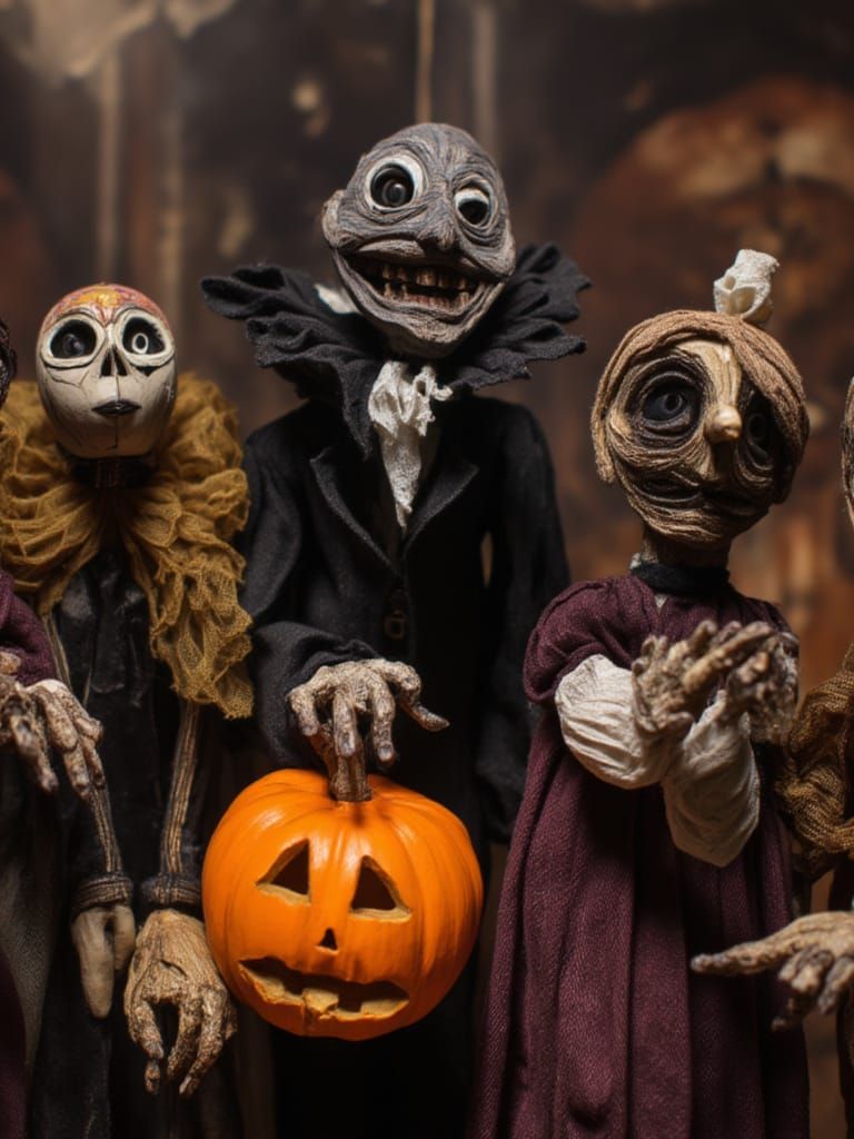 Haunted Halloween Night: Dracula, Witch, Ghoul, and Zombie T...