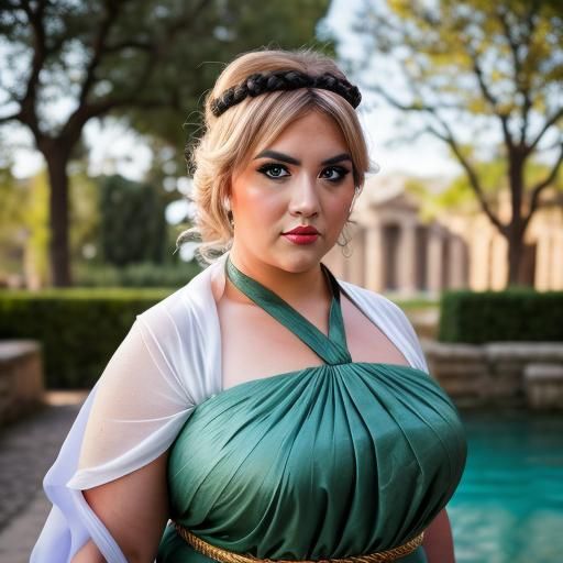 Ancient Roman Woman in Toga: Professional Photography