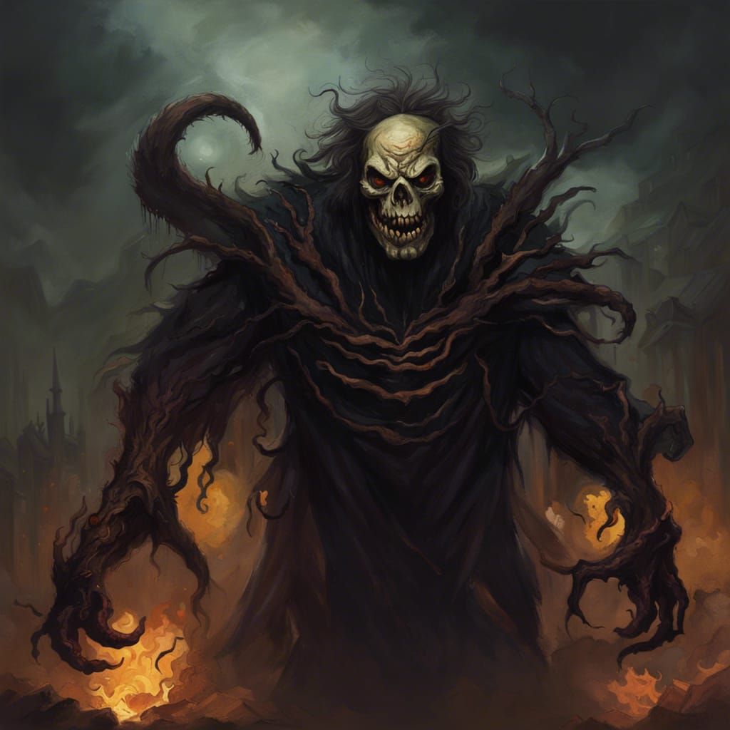 Sinister Macabre Halloween Monsters