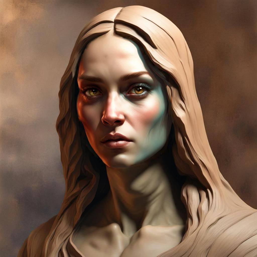 Monster Portrait in Hyperdetailed Digital Art Style