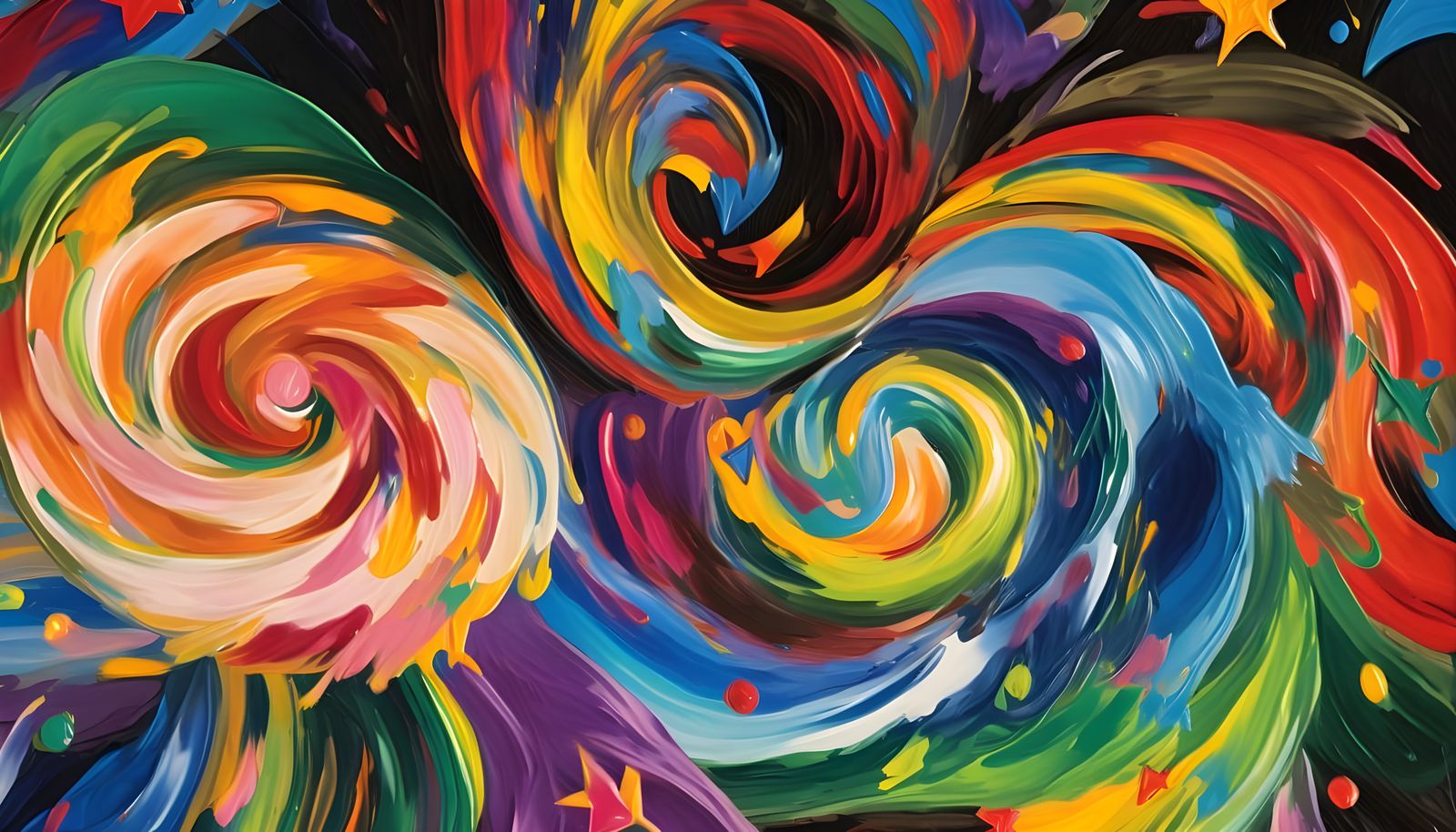 Vivid Helical Vortex Maelstroms of Paint and Plasma