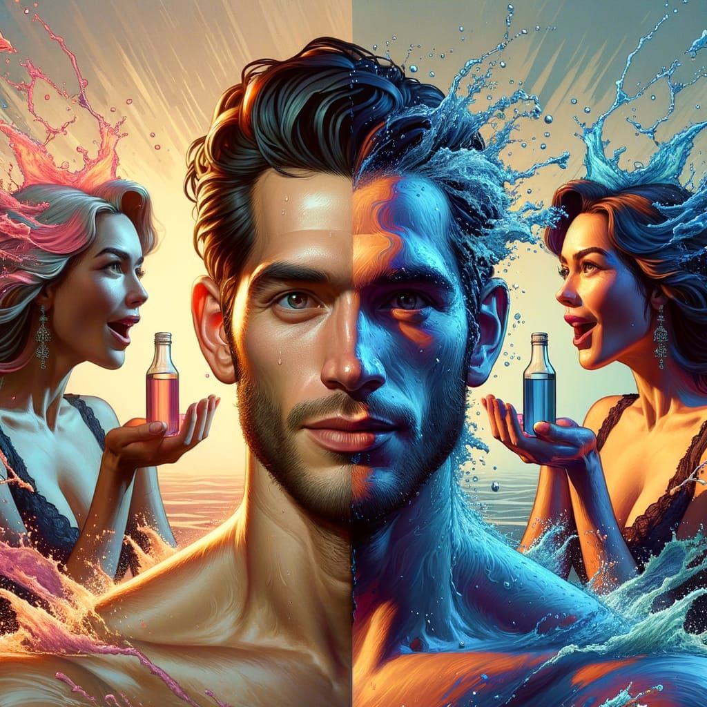 Man with Receding Hairline Asked About Swimming