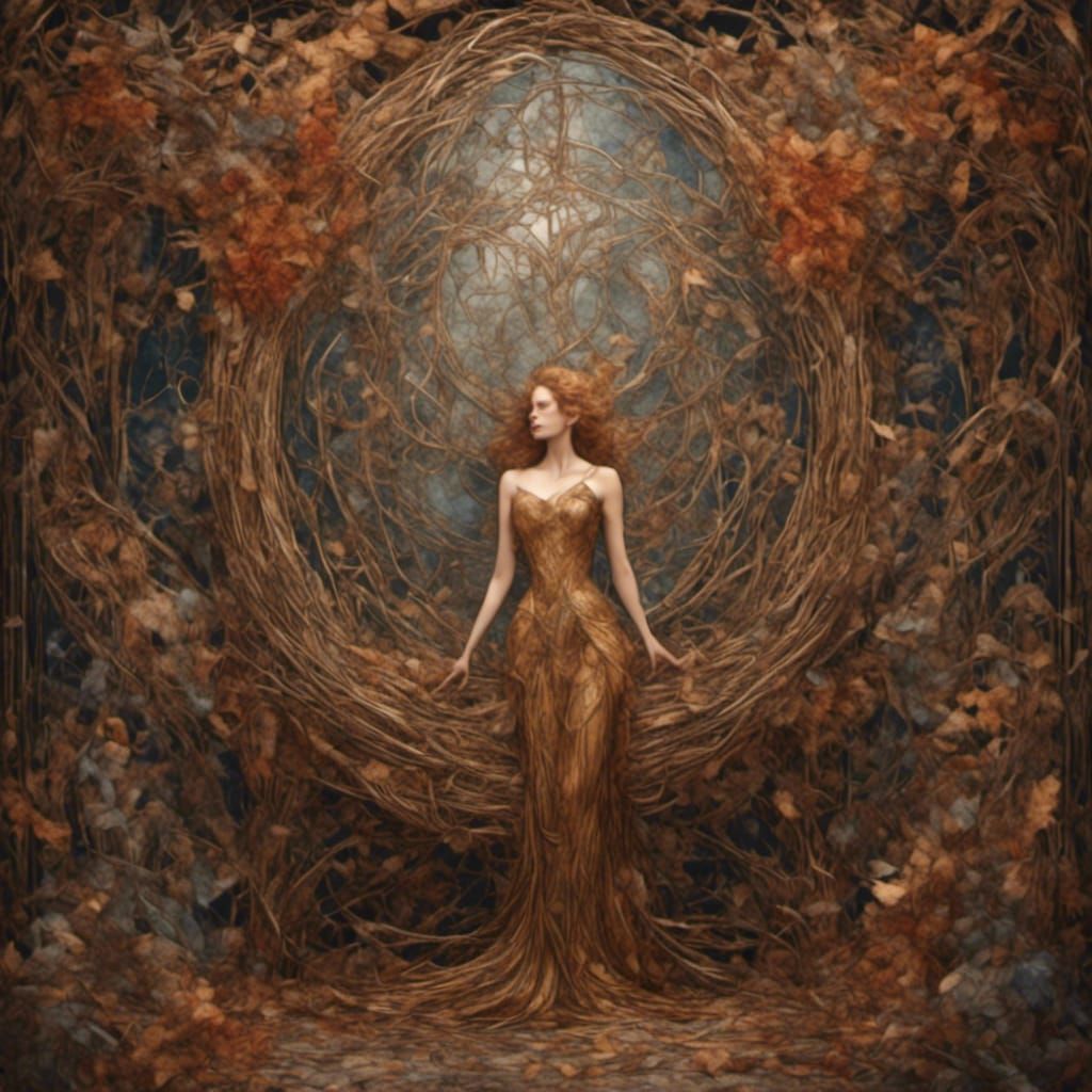 Detailed Matte Painting of November Portrait