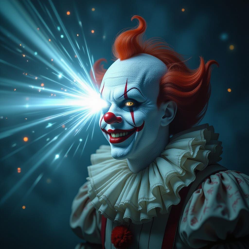 Enlightenment of a Malevolent Clown in Cosmic Void