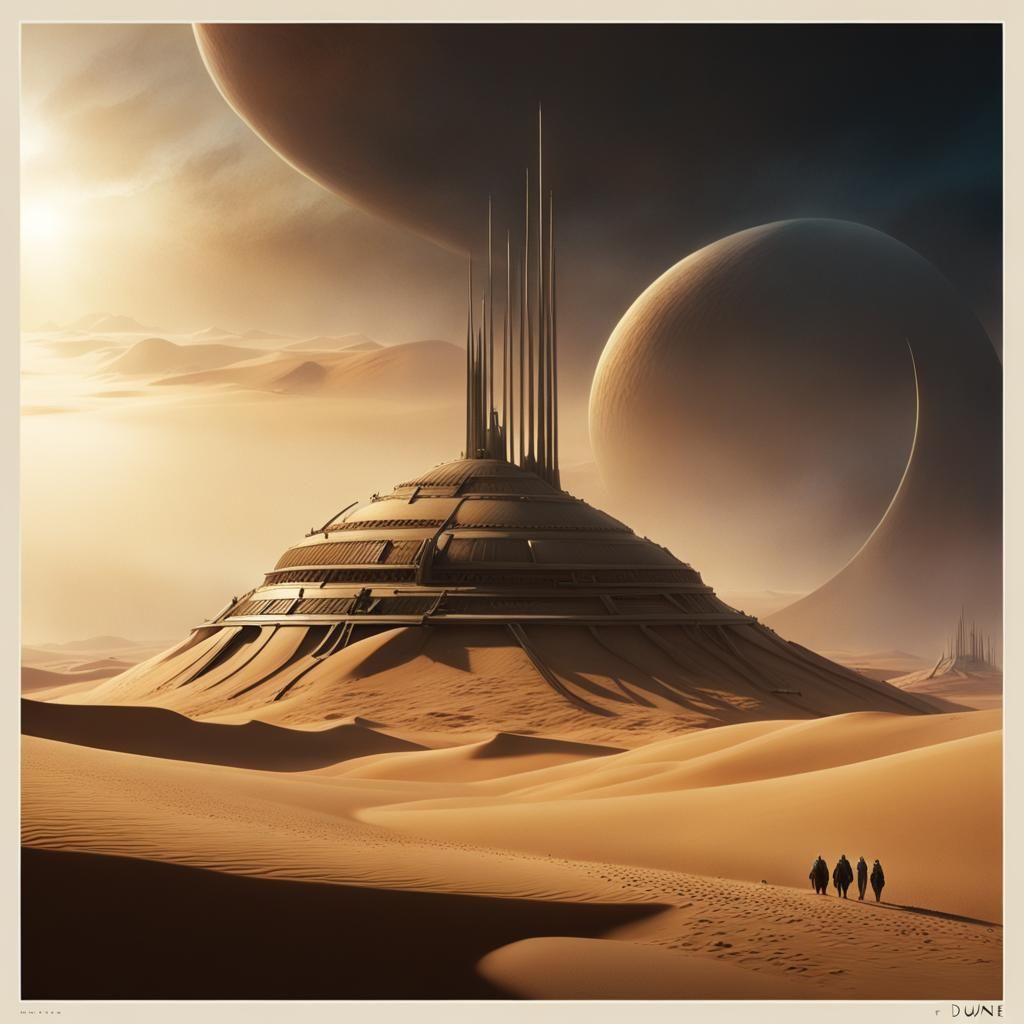 Dune: Sietch, Home of the Fremen in Digital Painting