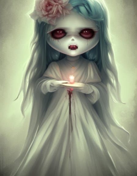 Ghoul Girls (Kawaii/Chibi variant) First Day of Ghoul School