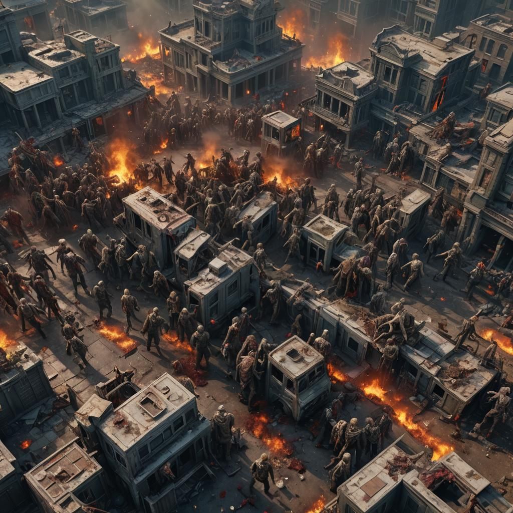 Ultra Realistic Zombie Invasion in Hellfire