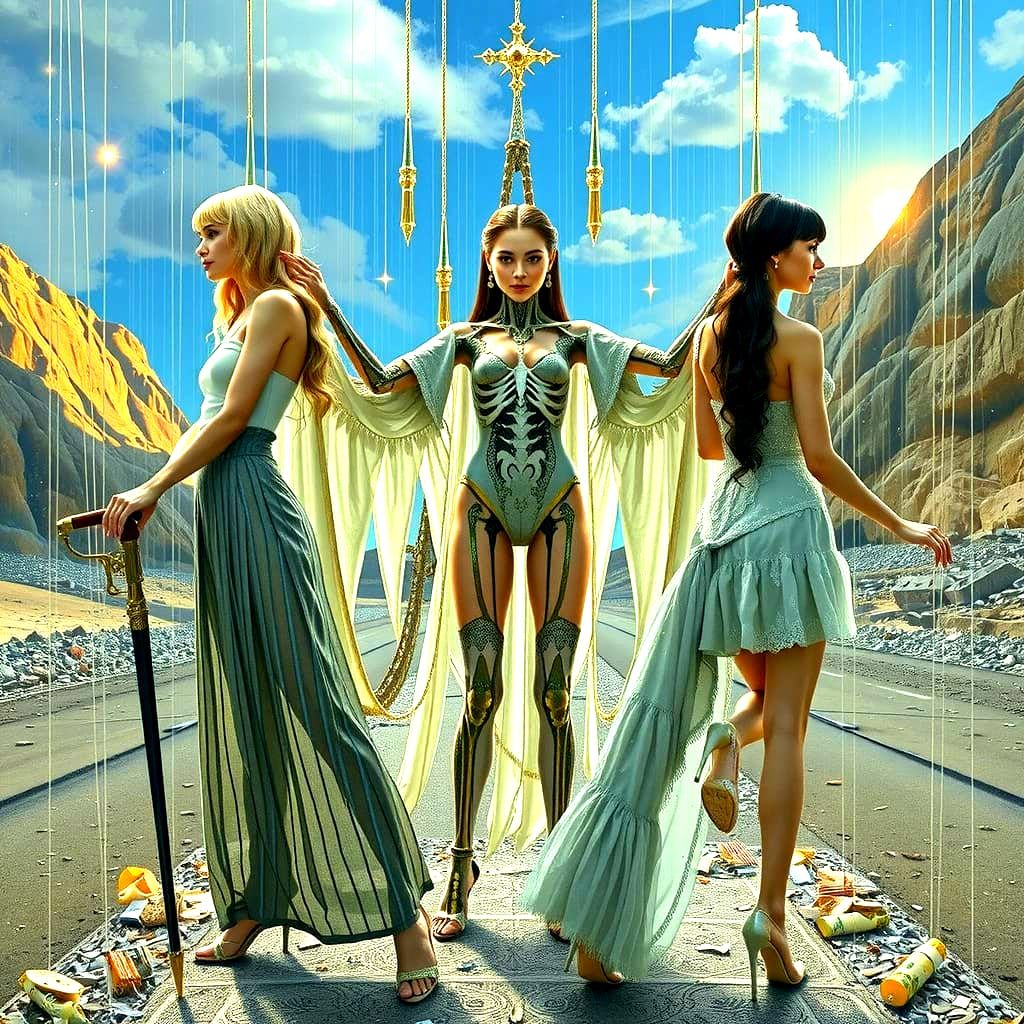 Hyperrealistic Feminine Portrait with Intricate Details