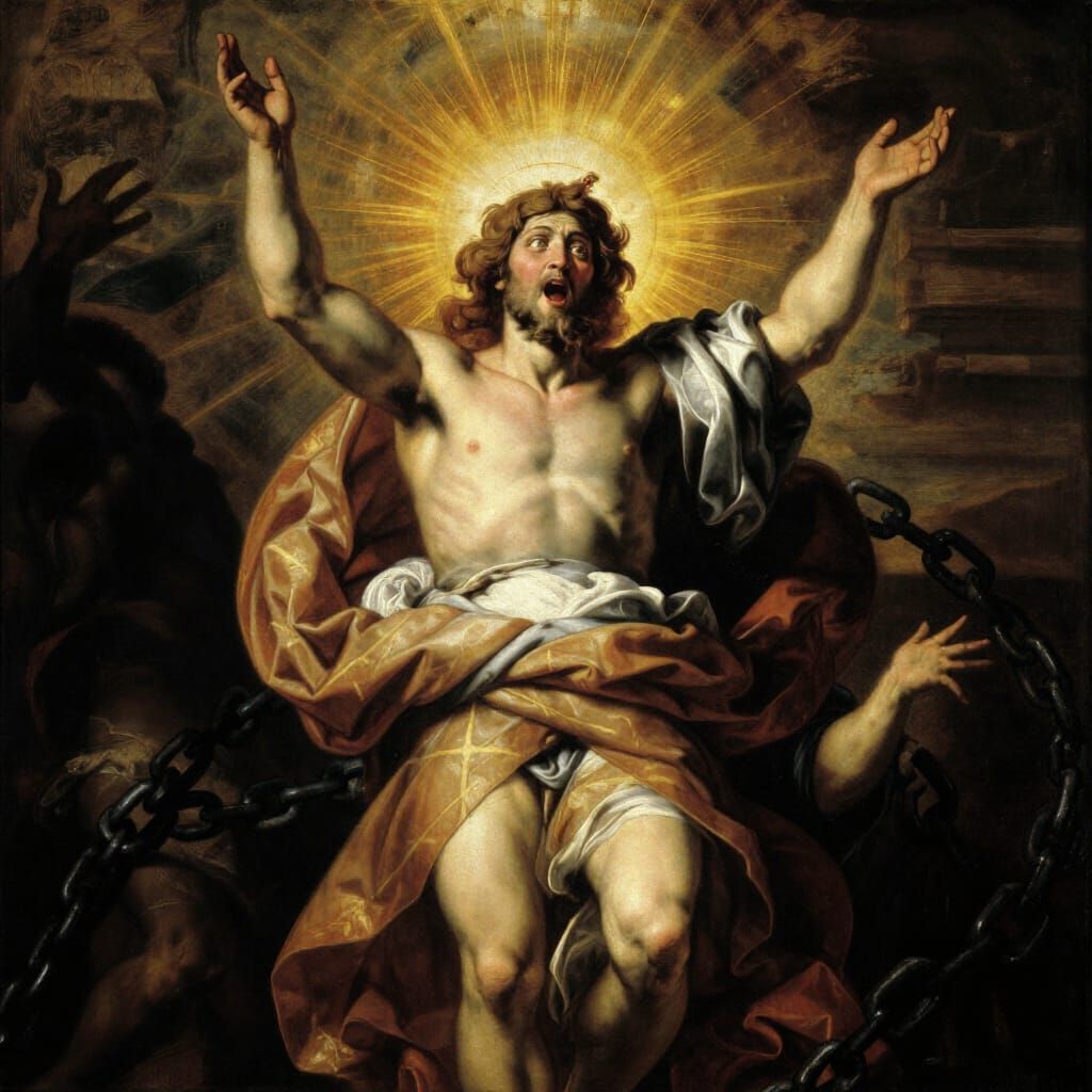 Spiritual Liberation in Golden Light