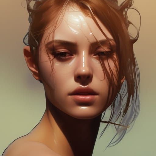 Detailed Portrait with Dynamic Lighting