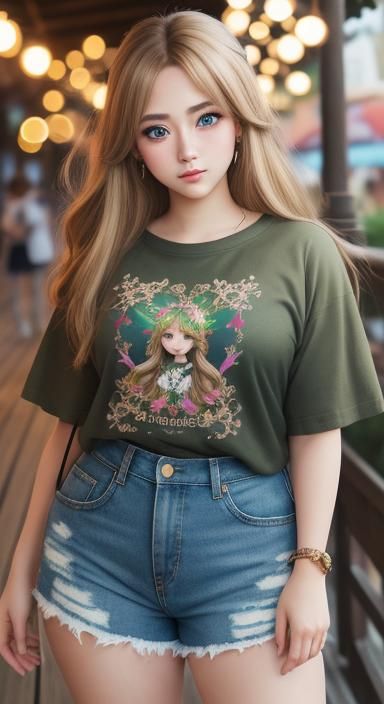 cartoon style, photo-realism, intricate stunning highly detailed fantasy of a Beautiful woman, anime style, a pretty you...
