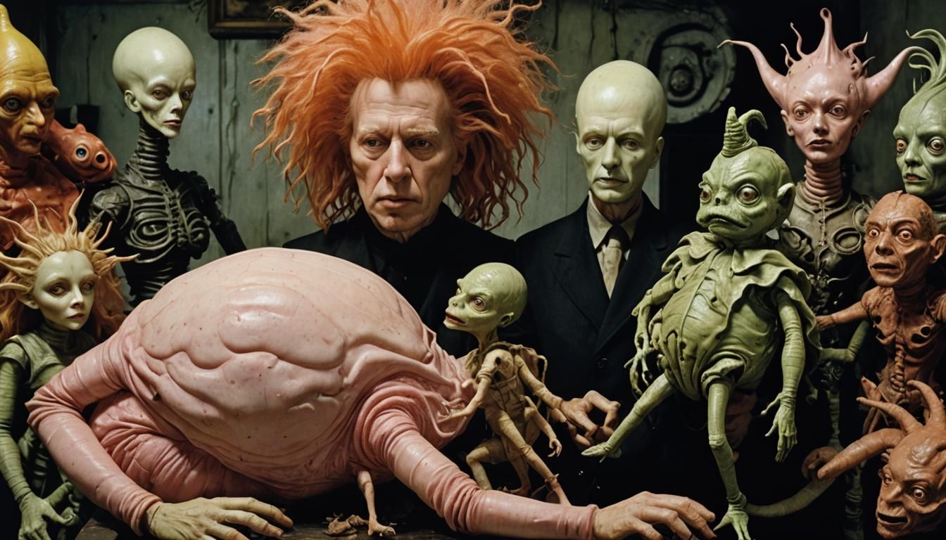 Surreal Grotesque Party Inspired by Bellmer and Lynch