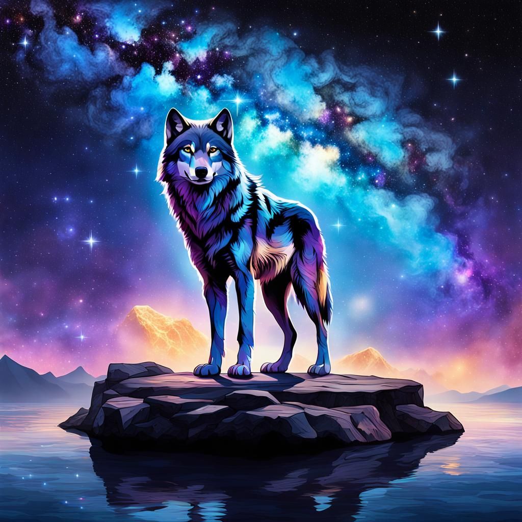 Cosmic Wolf on a Galactic Platform