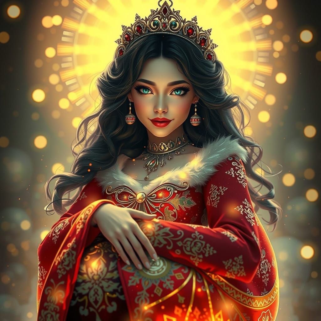 Regal Christmas Beauty in Luxurious Ornament Splendor