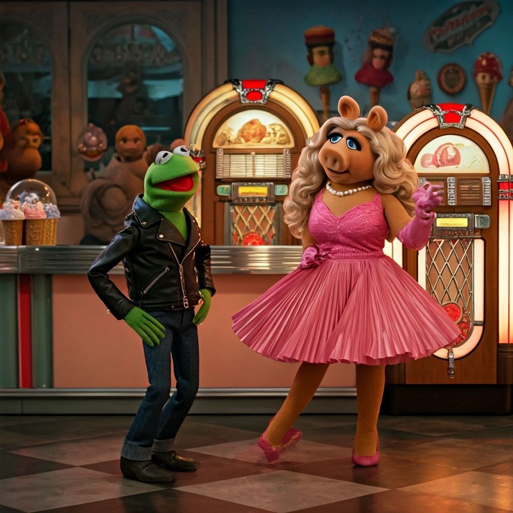 The Muppets Jiving in a 1950s Ice Cream Parlor