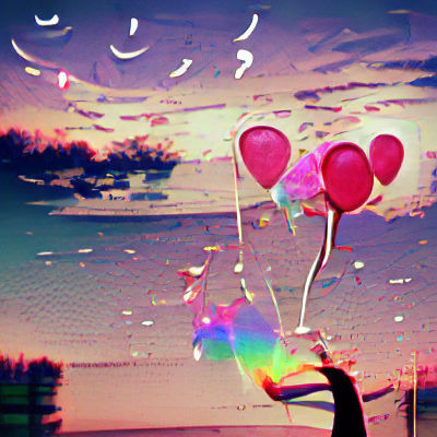 Abstract Expression of Joy and Happiness