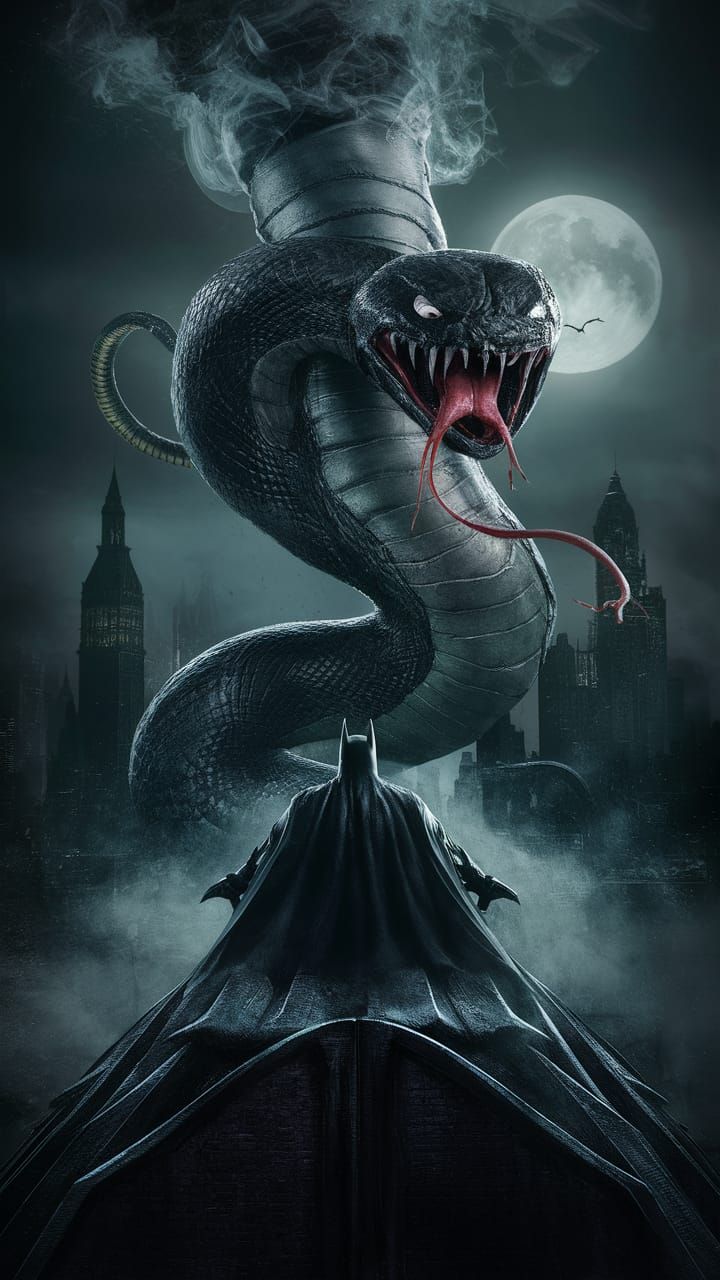 Batman and The Snake!