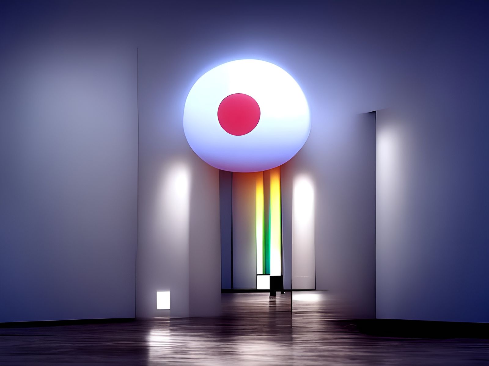 Poignant Minimalism Inspired by Murakami and Flavin
