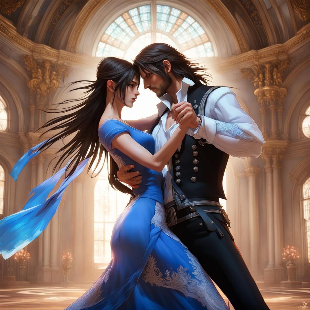 Squall and Rinoa - Dancing