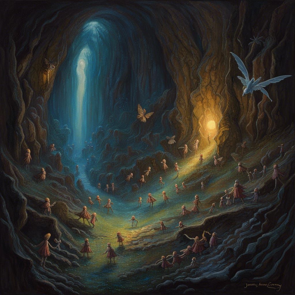 Luminescent Fairies Descend into Glittering Faery Realm