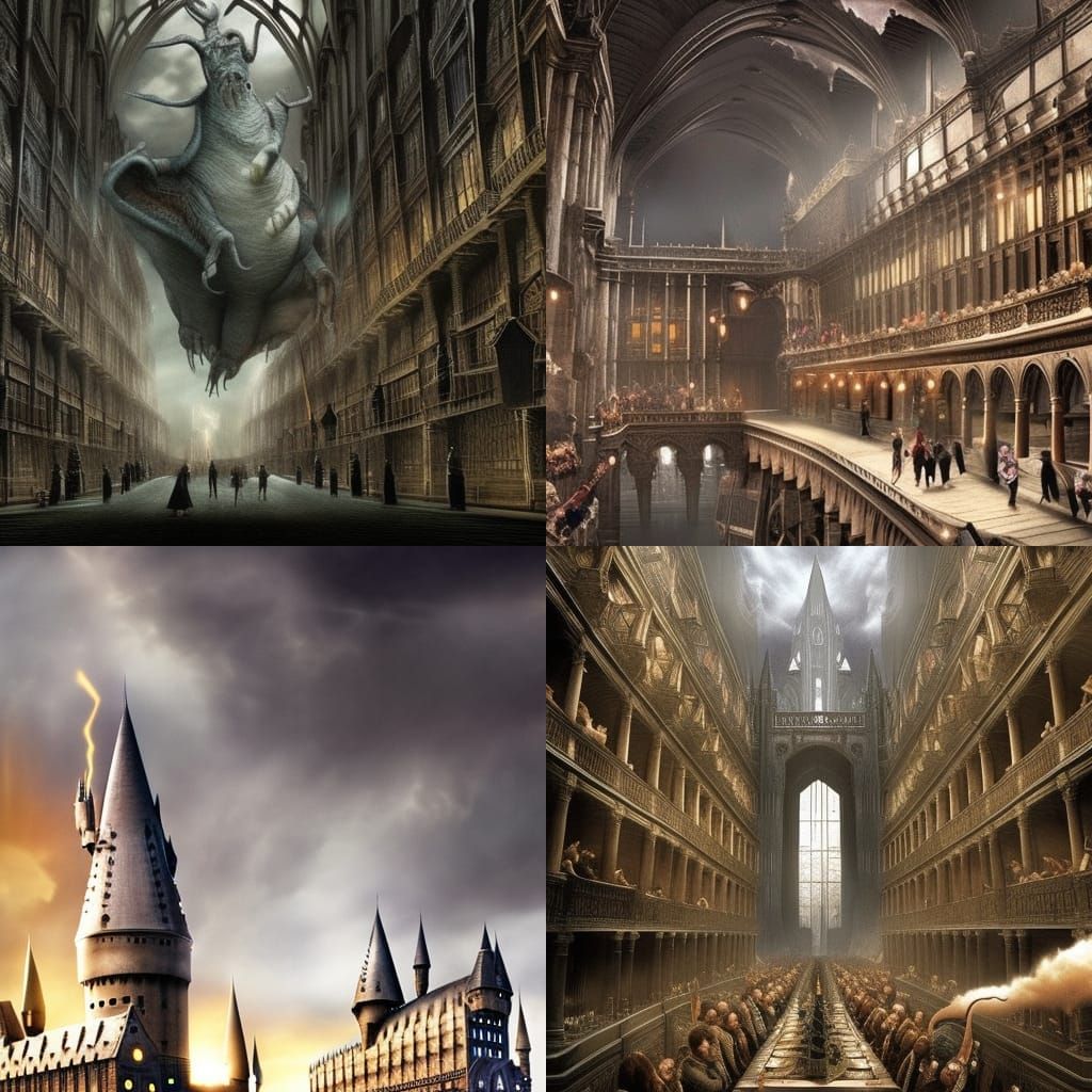 Epic Harry Potter World: Digital Matte Painting