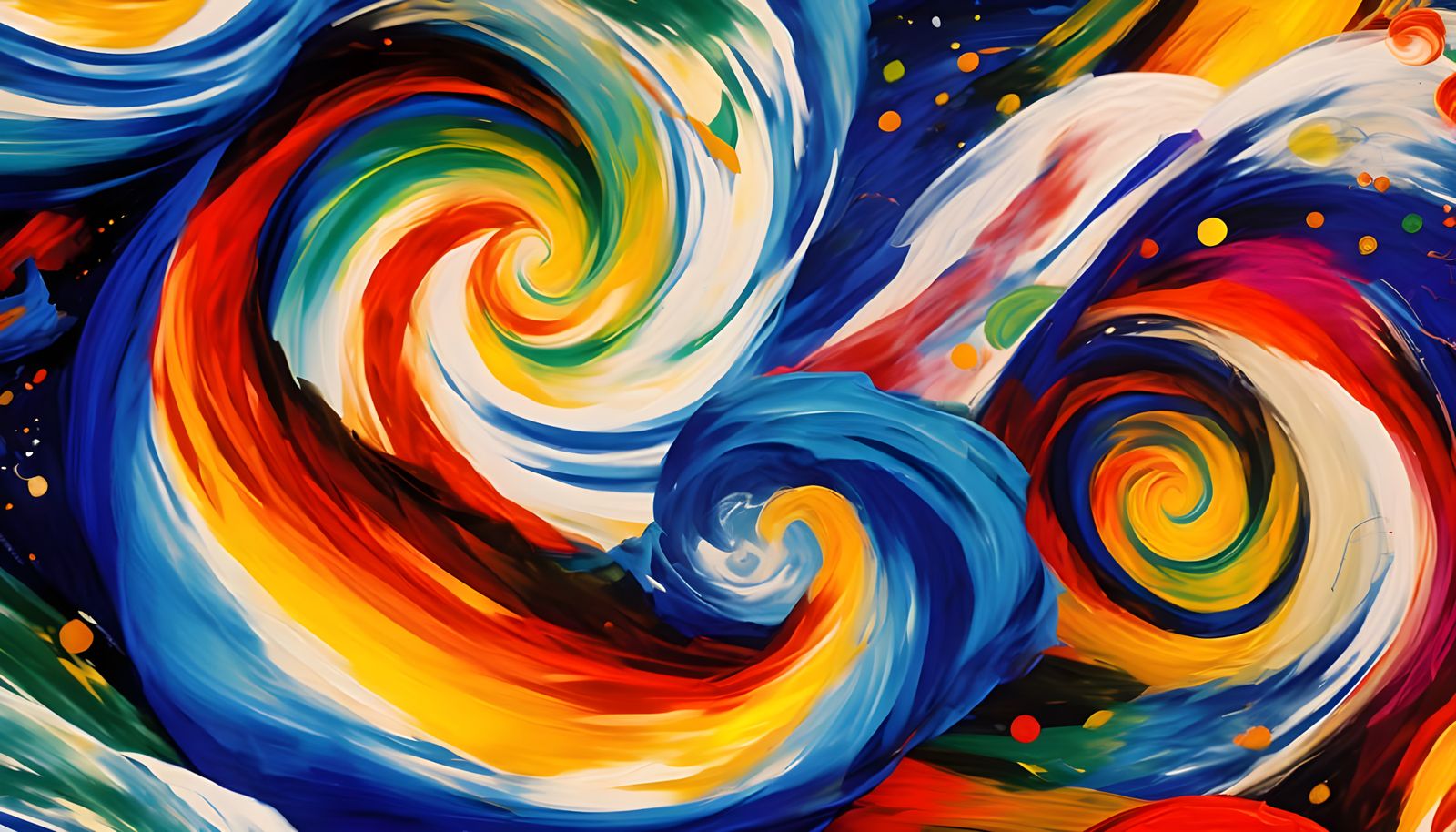 Vortex Maelstroms of Oil Paint and Plasma