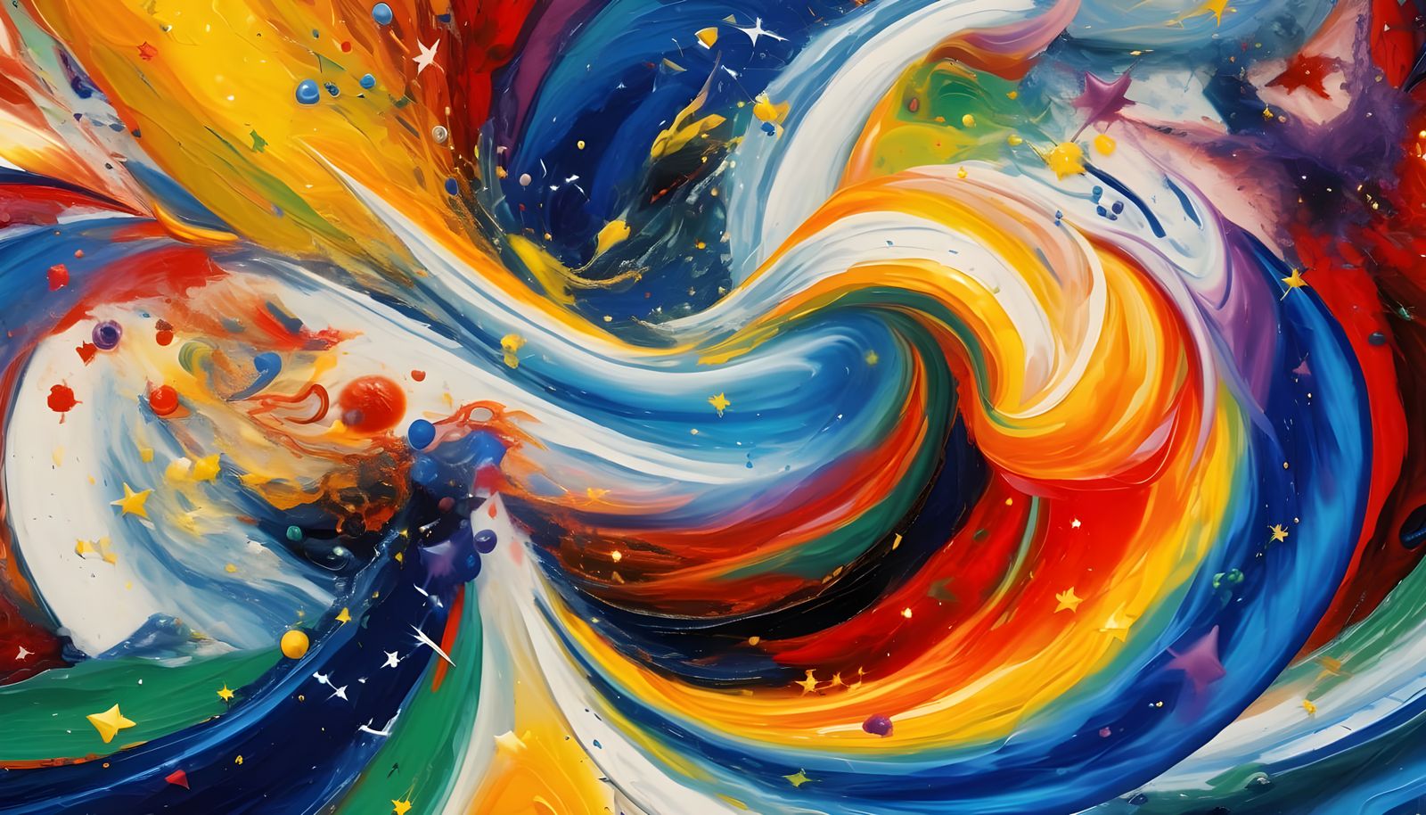 Vast Swirling Vortex Maelstroms in Abstract Expressionism