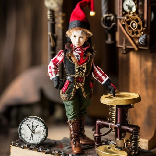 Dickensian Elf Portrait