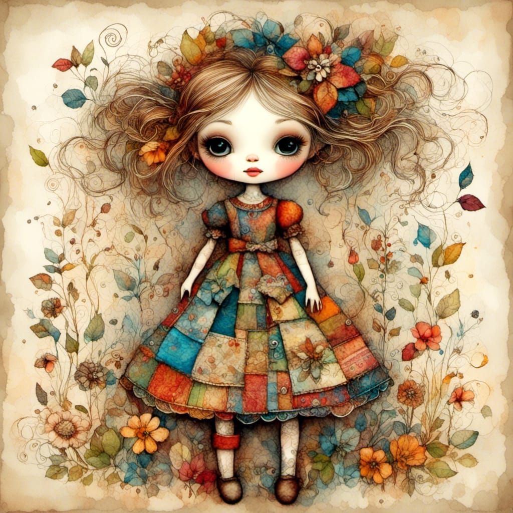 Patchwork doll