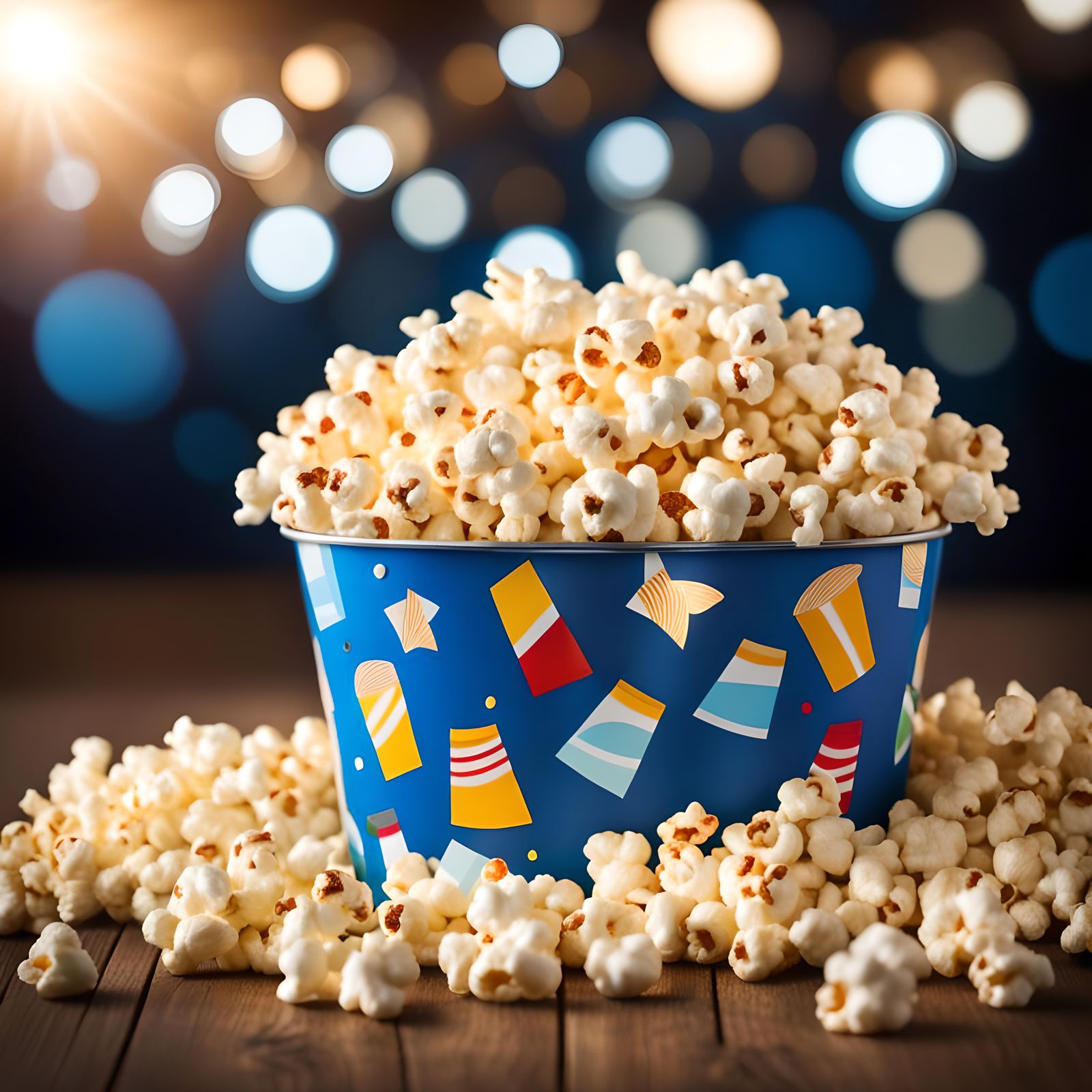 Delicious Popcorn Bucket, Professional Photography