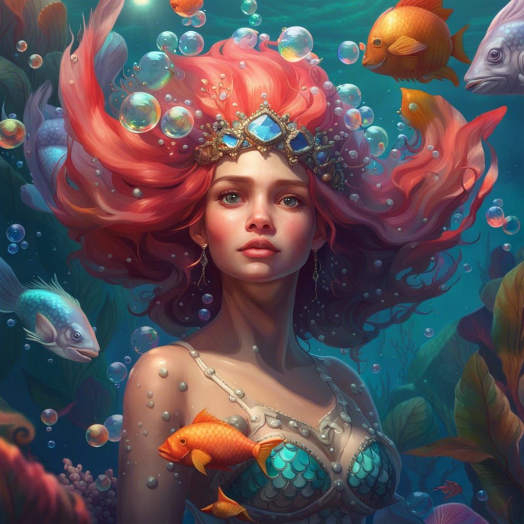 Ariel’s mother in her youth