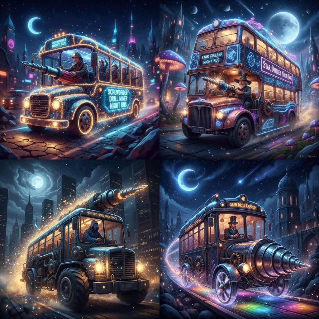 Magic Night Bus Driver Speeds Through Darkness