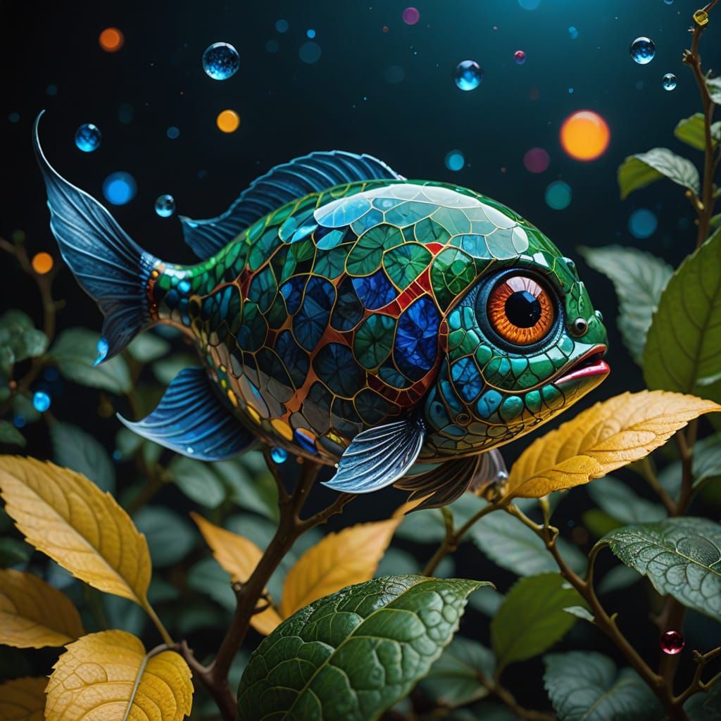 Luminous Starlight Illuminates a Woman's Face in a Hyperreal...